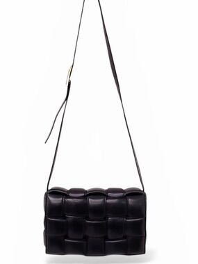 Bottega Veneta Black Padded Cassette Leather Crossbody Bag (🚩Designer steal!!)